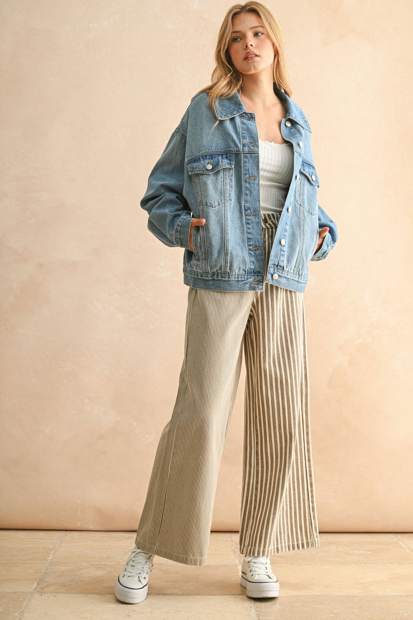 everyday oversized denim jacket