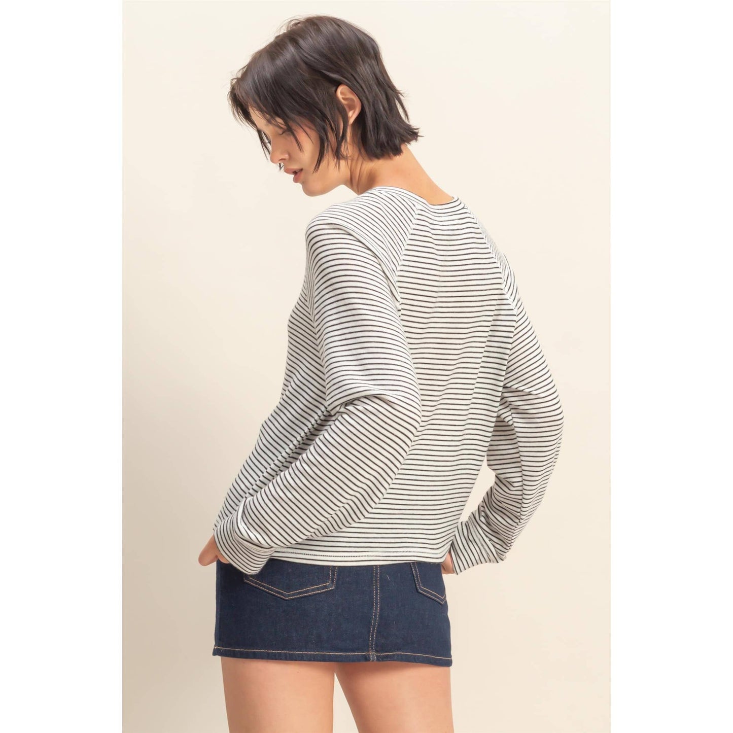 josie striped long sleeve