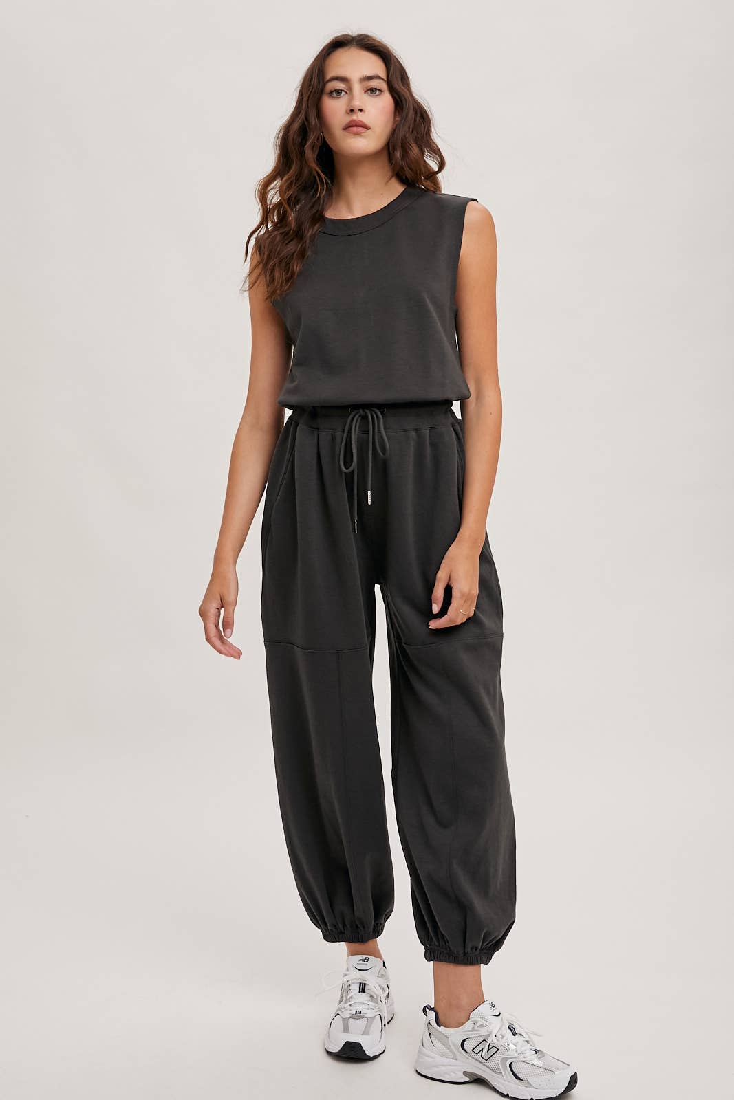 black athletic jumper