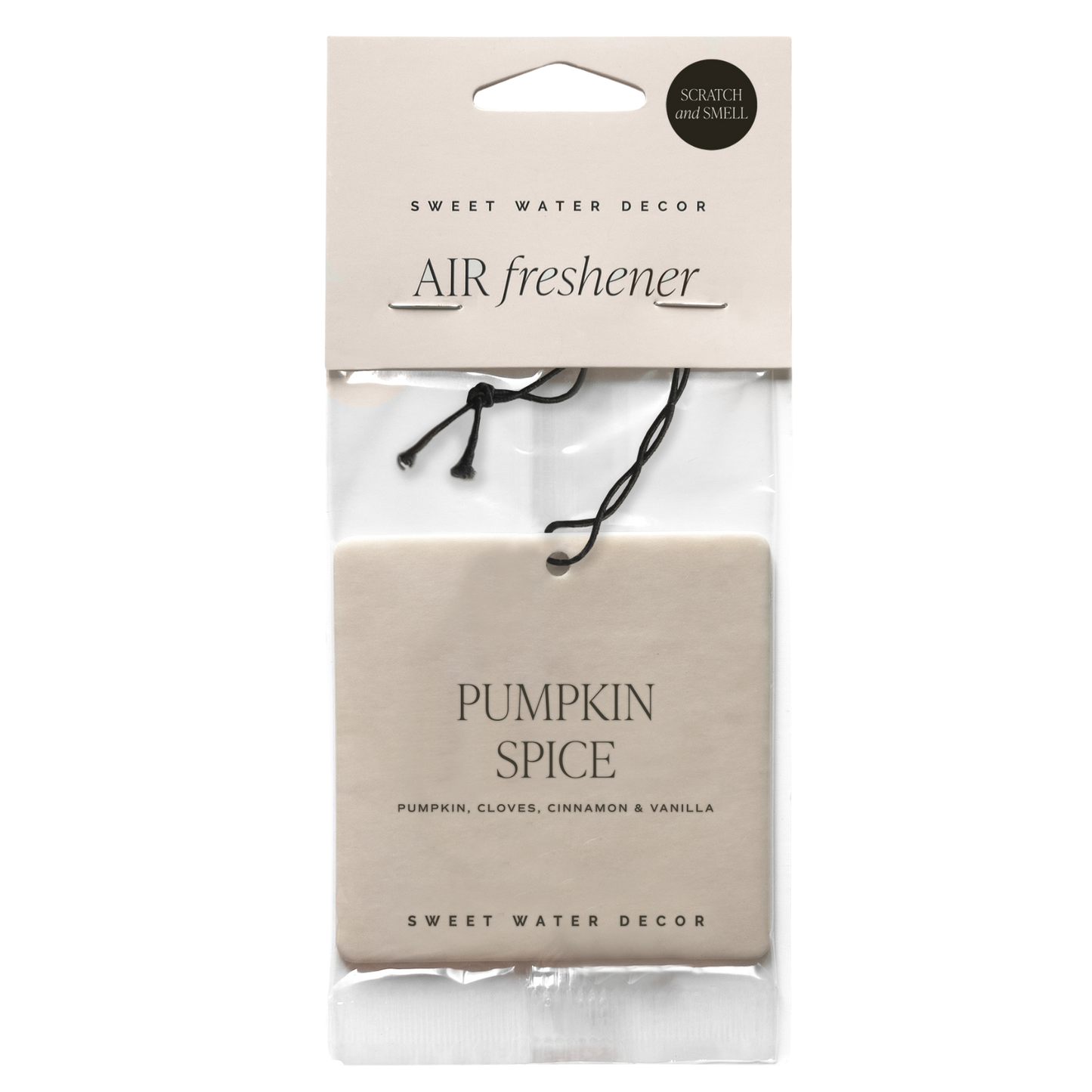 Pumpkin Spice Hanging Air Freshener - Fall Decor