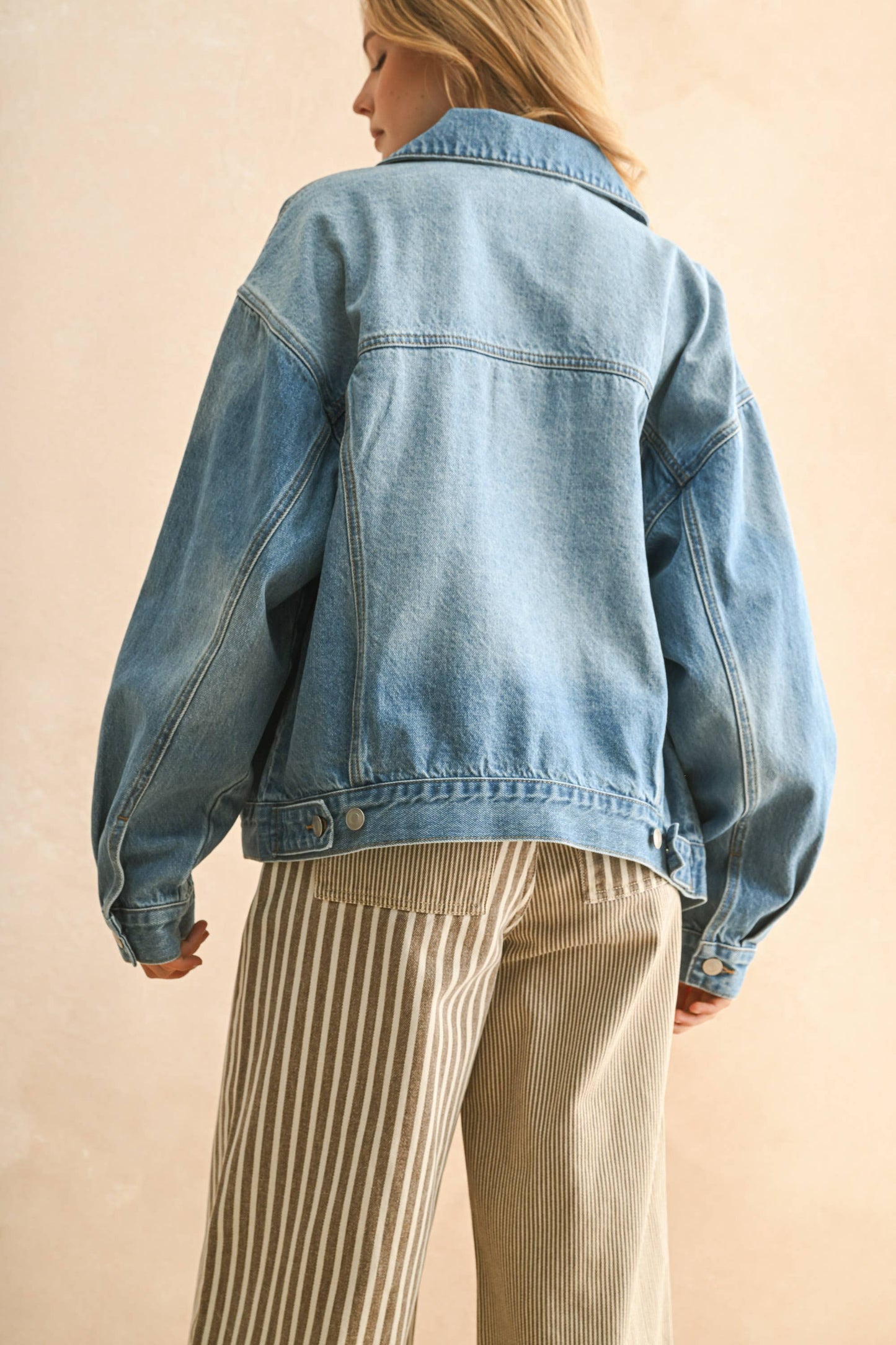everyday oversized denim jacket