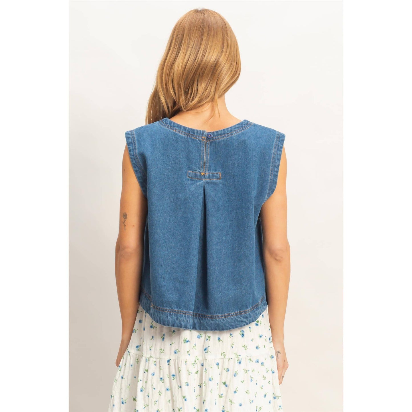 everyday denim tank