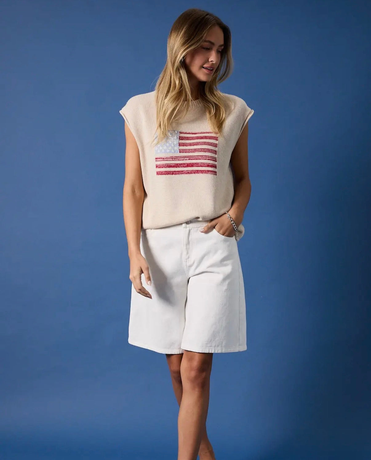 americana knit vest