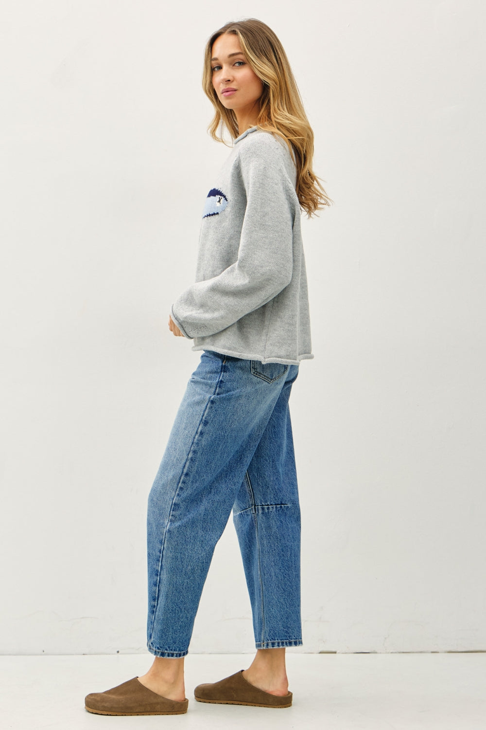 sardine slate sweater