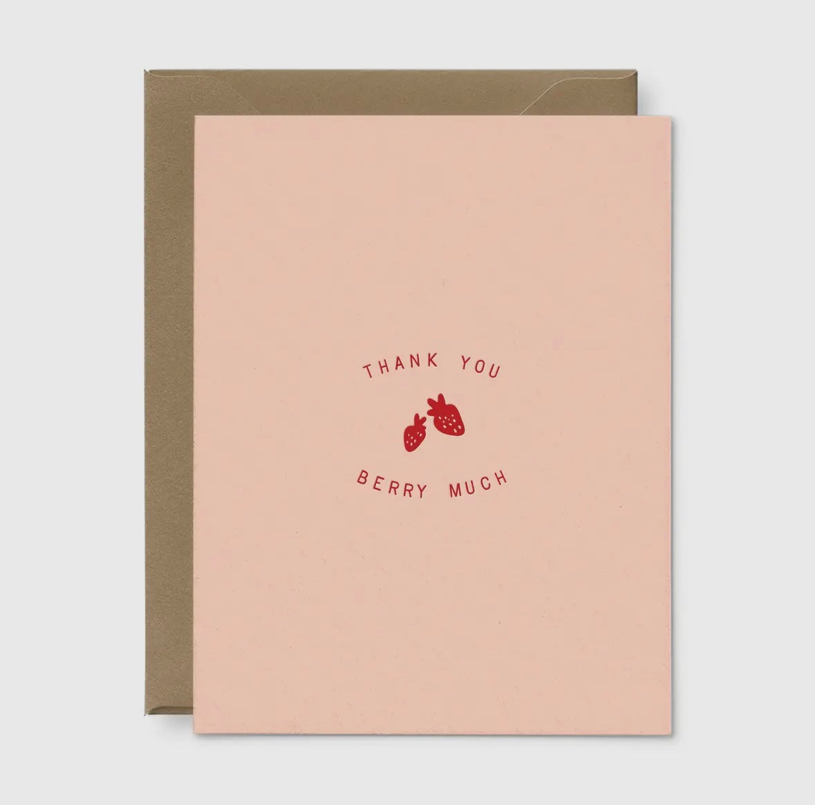 thank you berry much card
