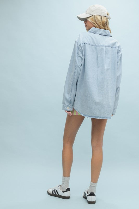light denim shacket