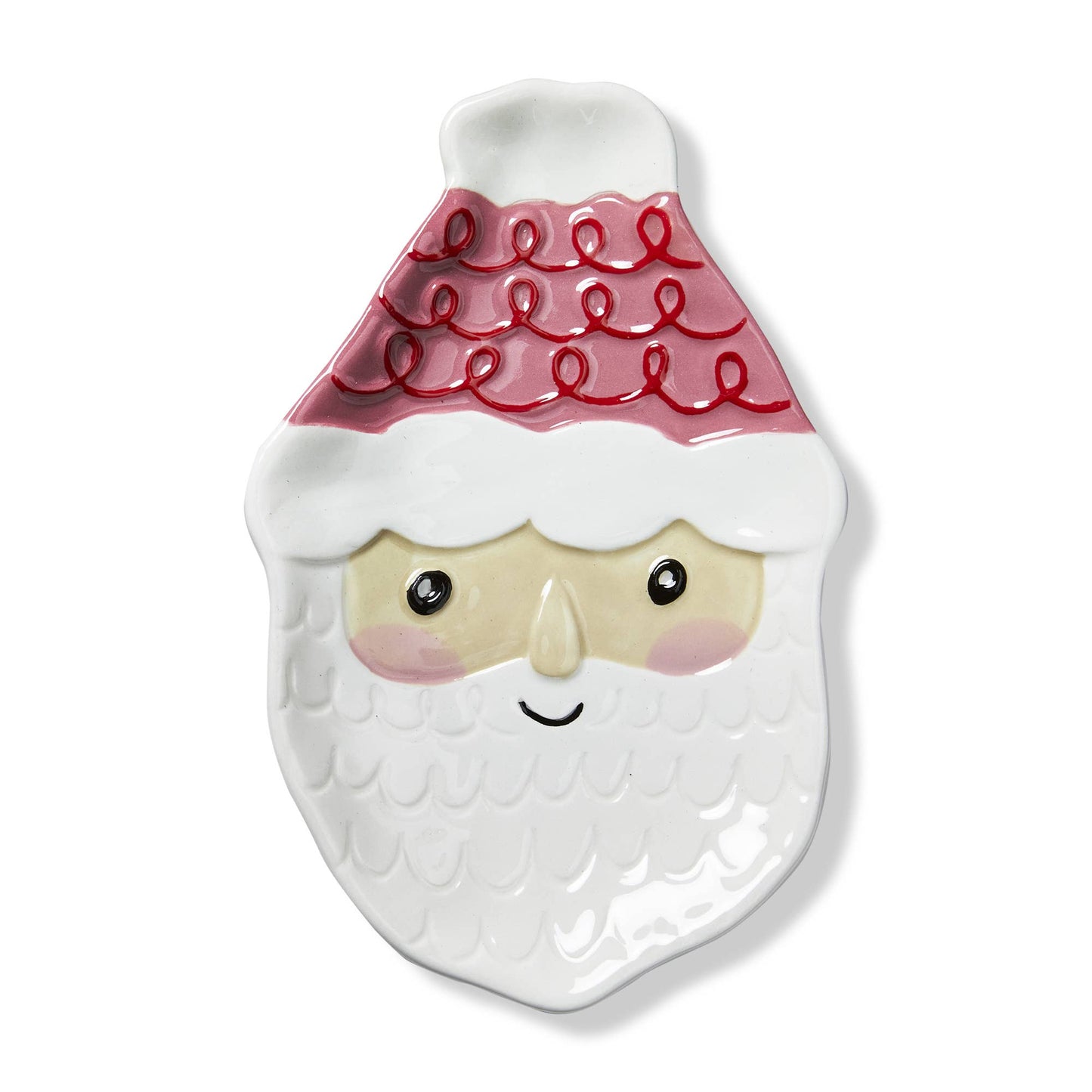 santa tidbit plate