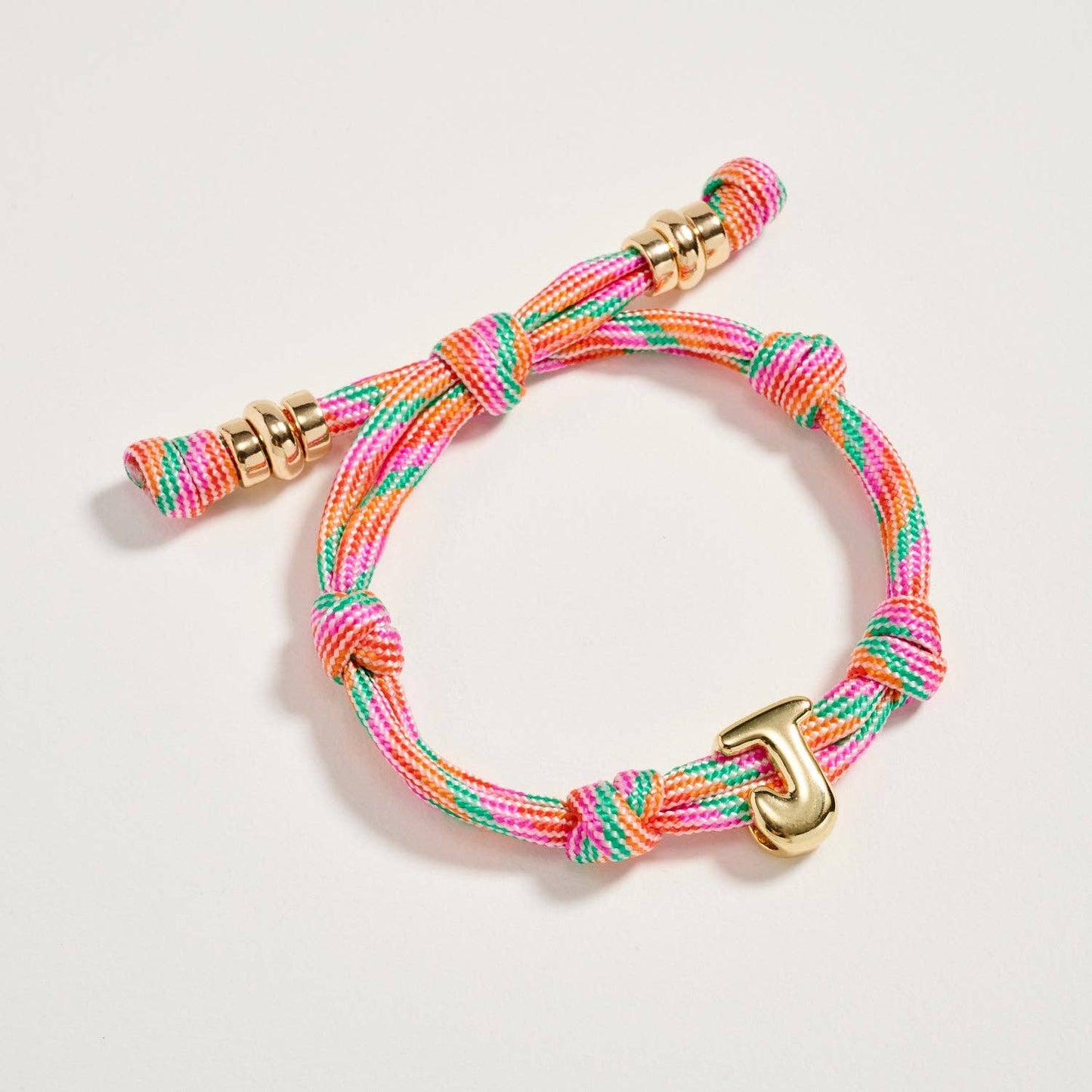 lucky letter bracelet
