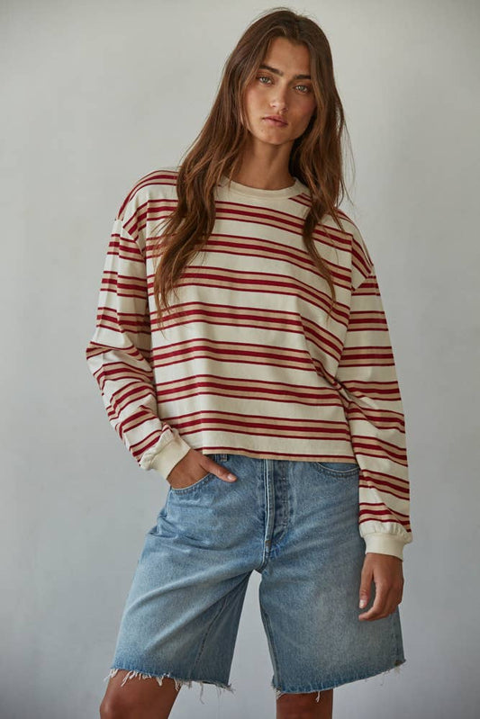 emelia striped long sleeve