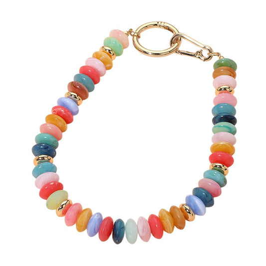 Chunky Beaded Bag Charm