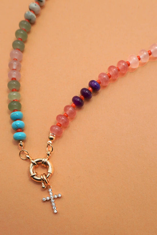 natural stone necklace