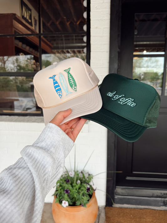 out of office trucker hat