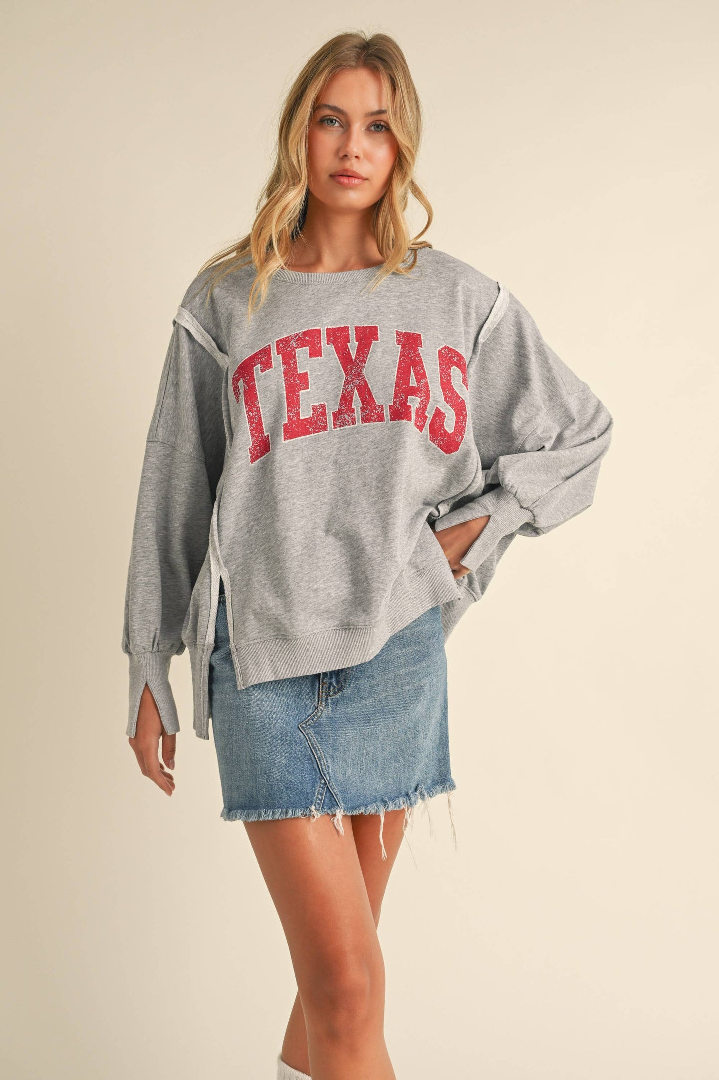 texas graphic crewneck