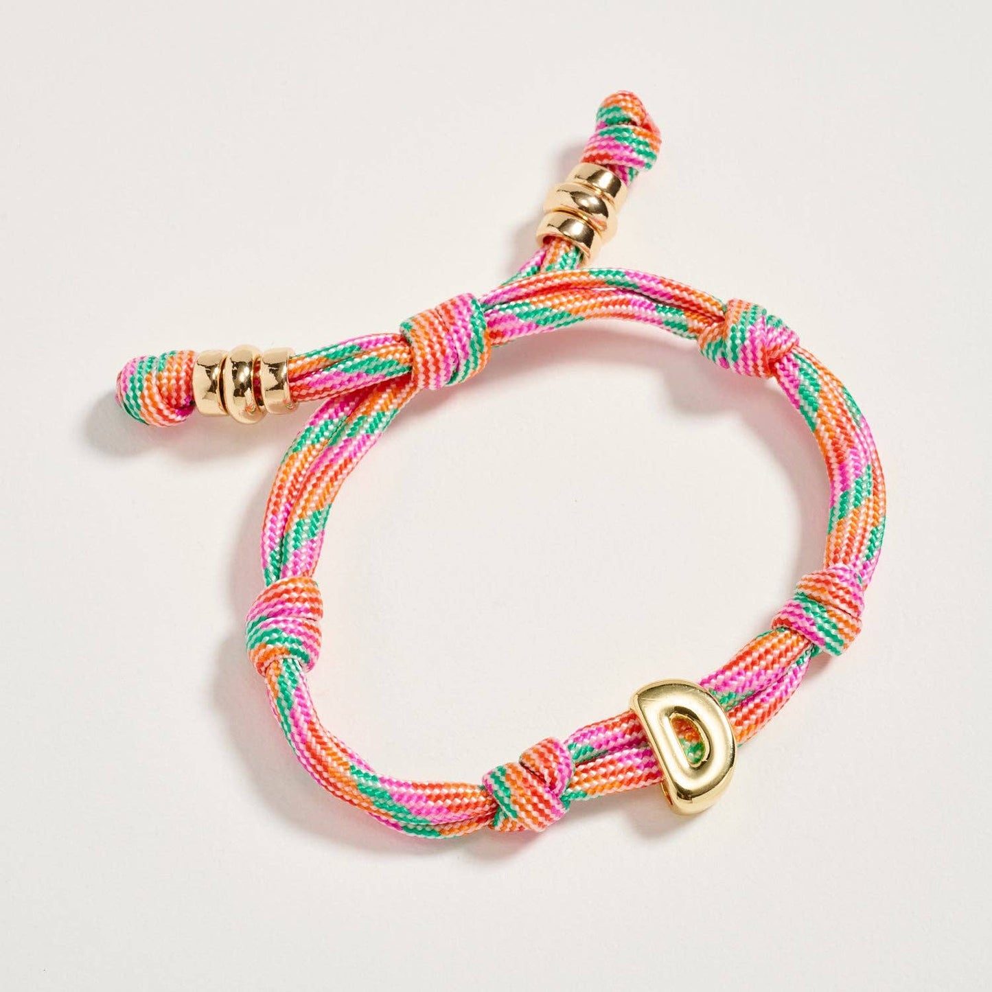 lucky letter bracelet