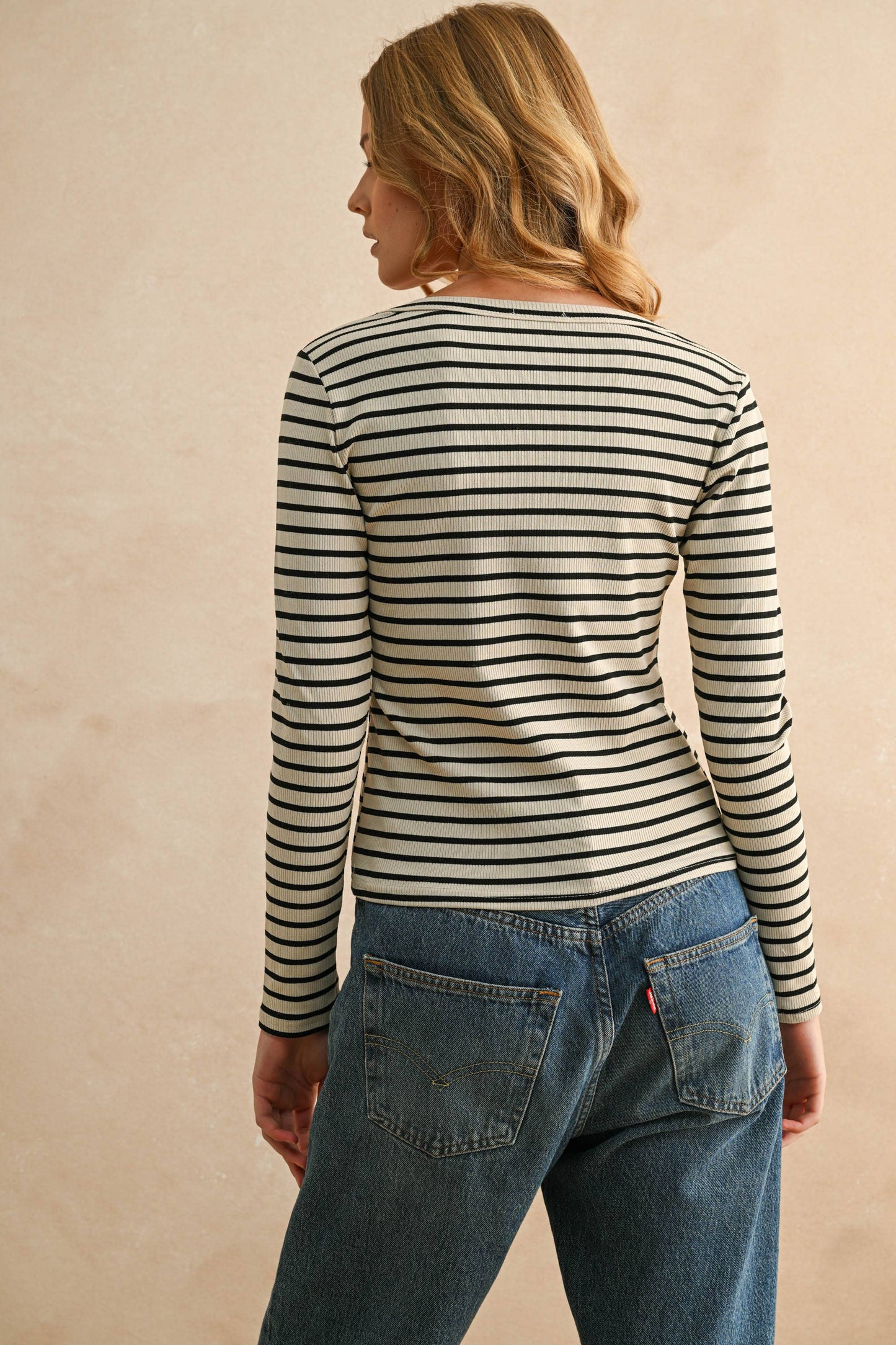 stone striped long sleeve