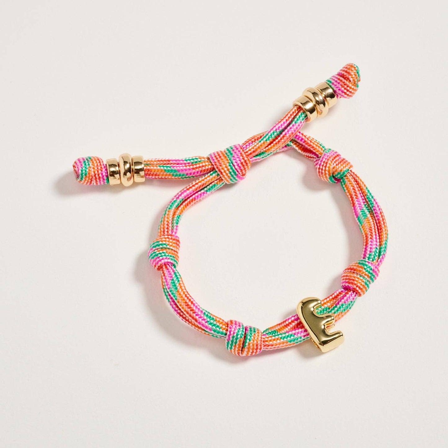 lucky letter bracelet