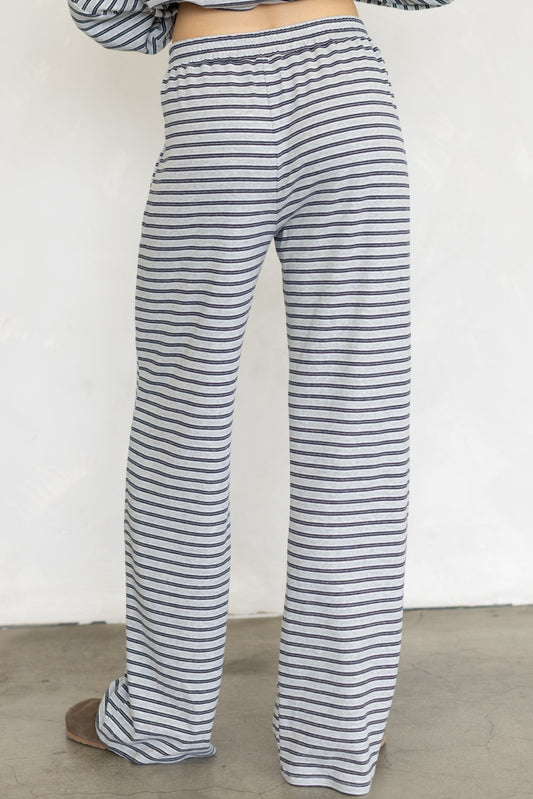 grey cloud striped bottoms