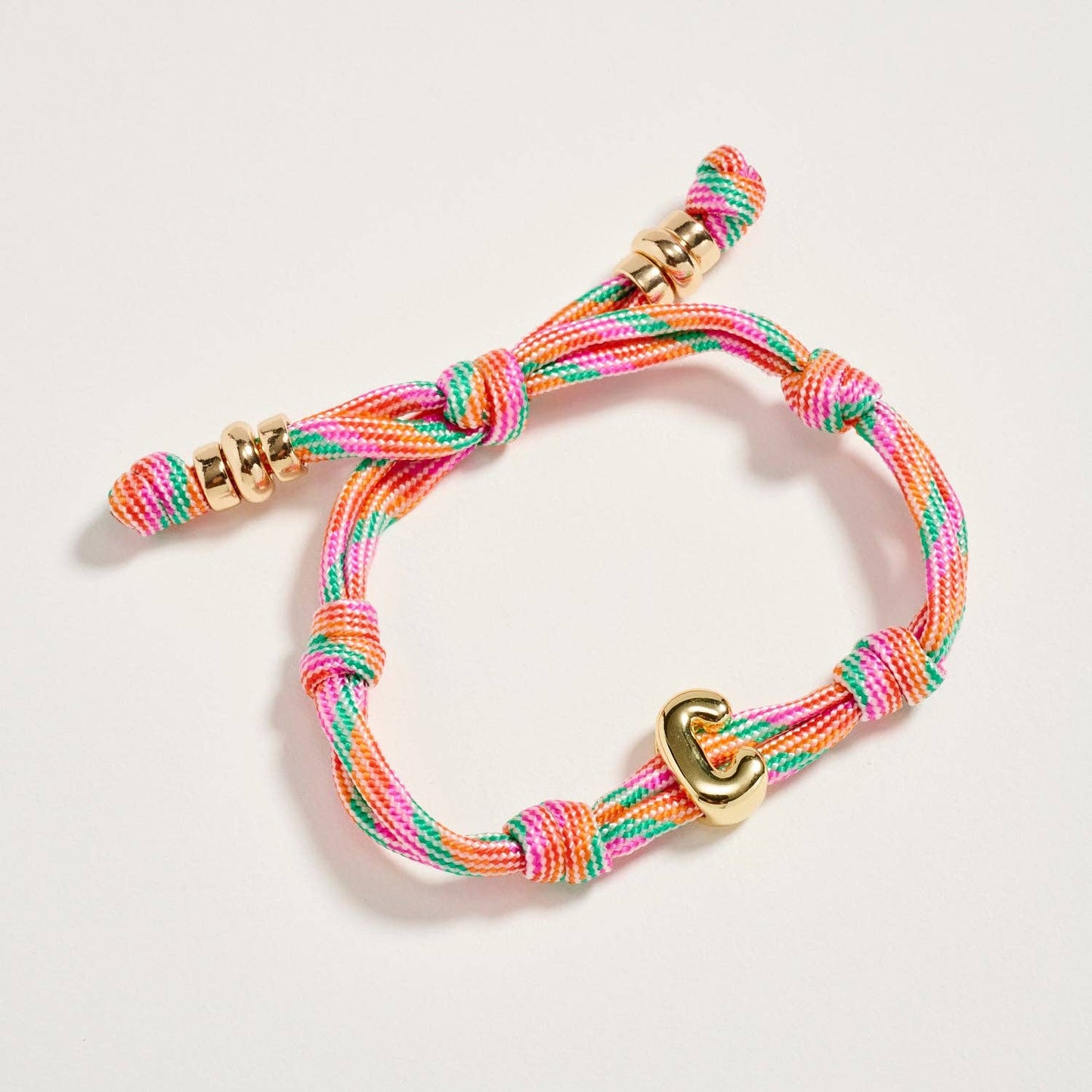 lucky letter bracelet