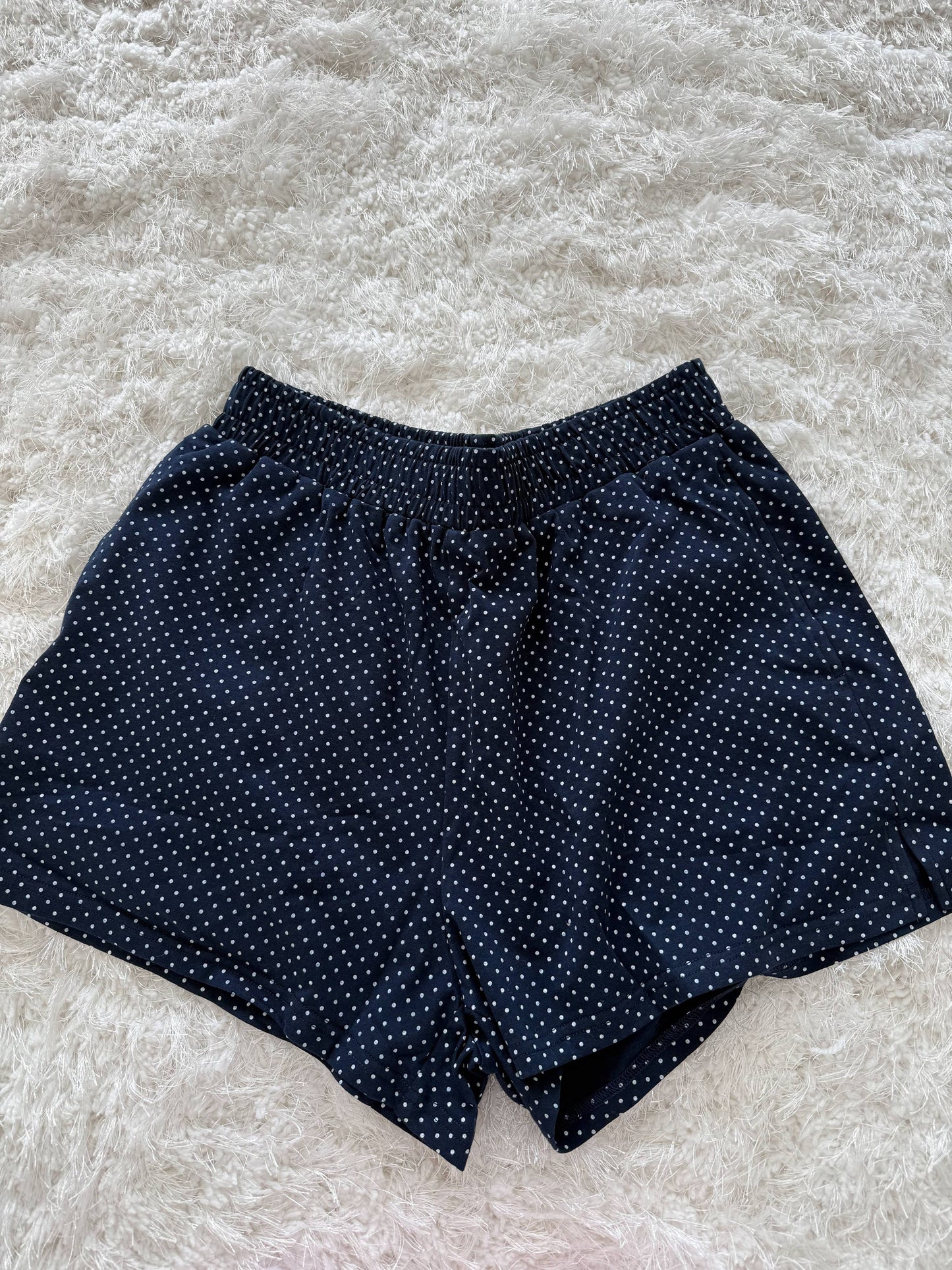 moonlit polka dot shorts