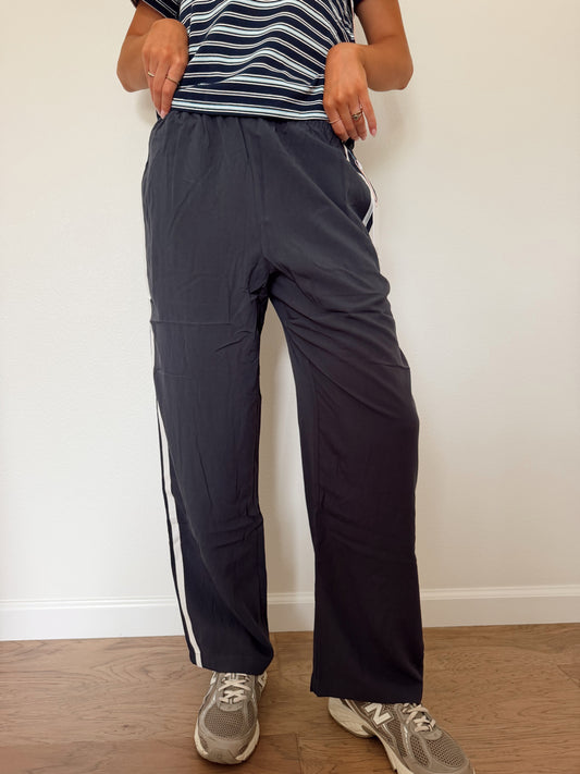navy drift track pants