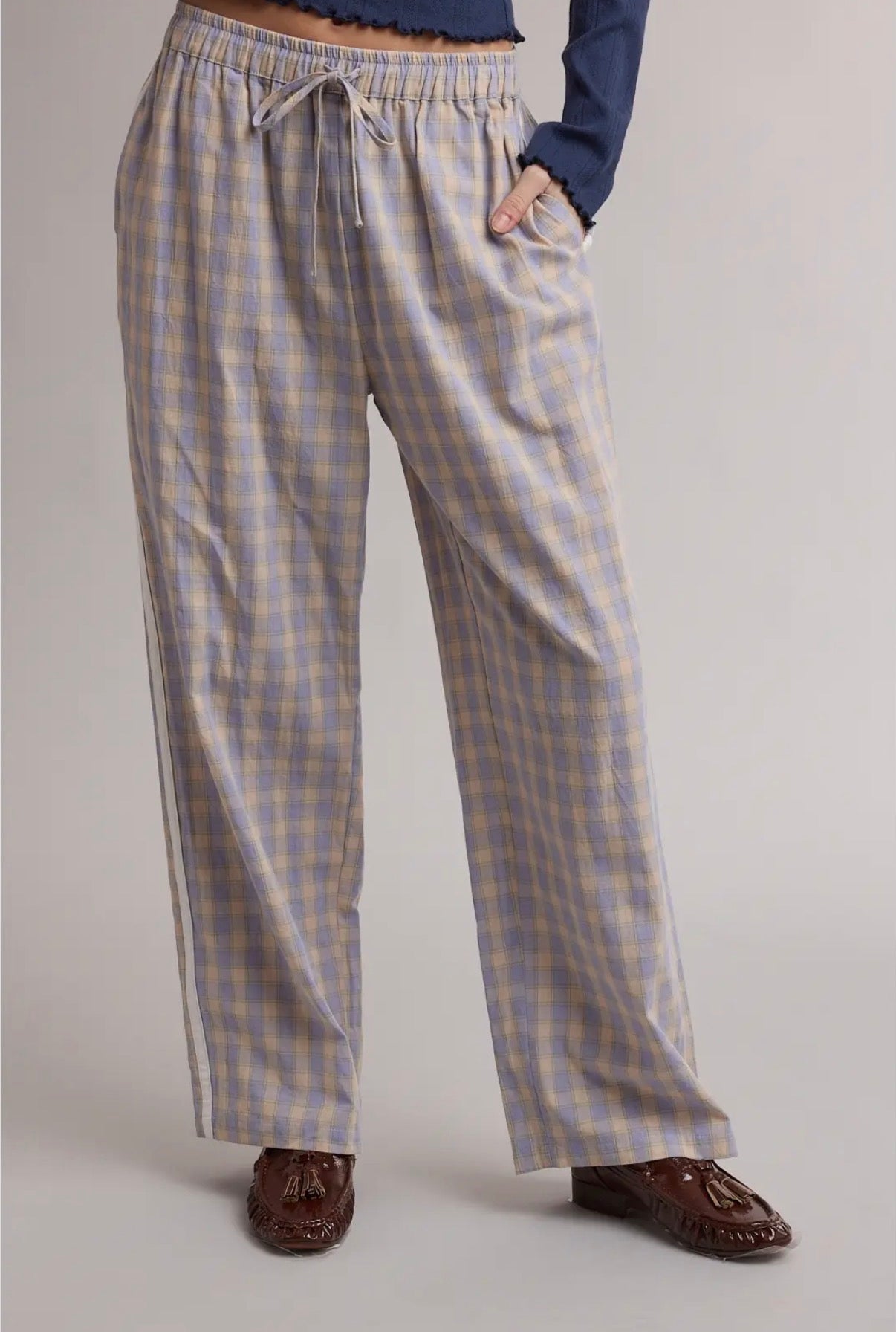 poppy gingham trousers