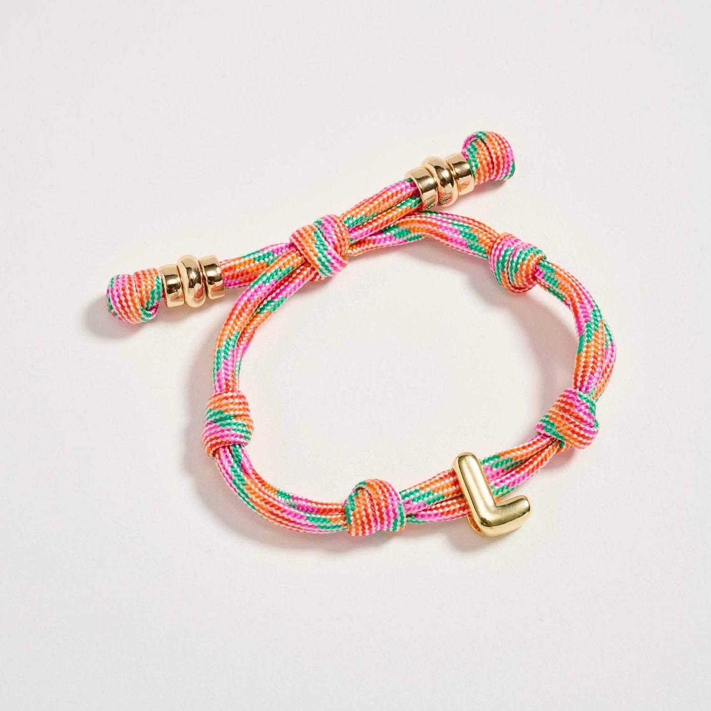 lucky letter bracelet