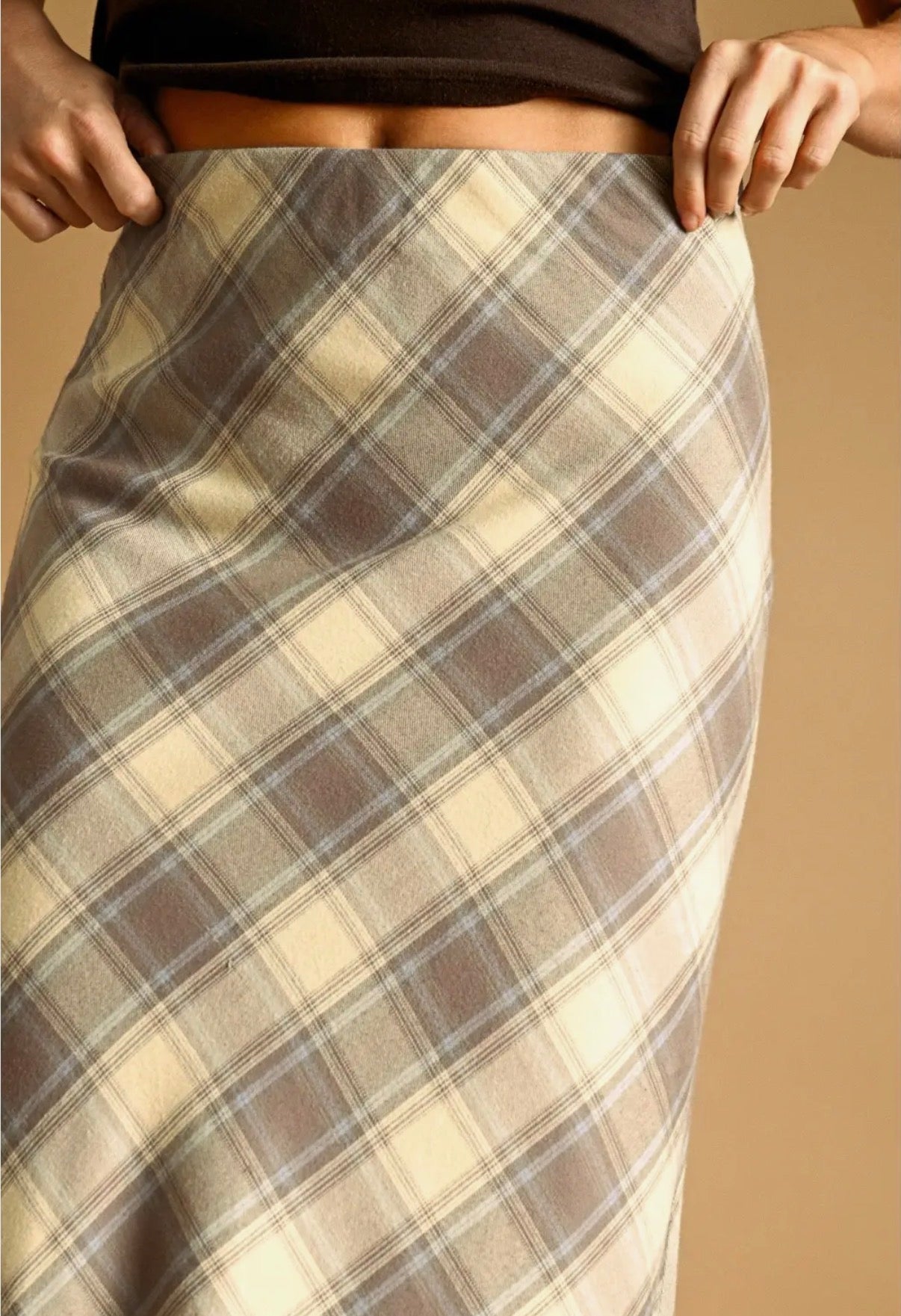 oaklee plaid skirt