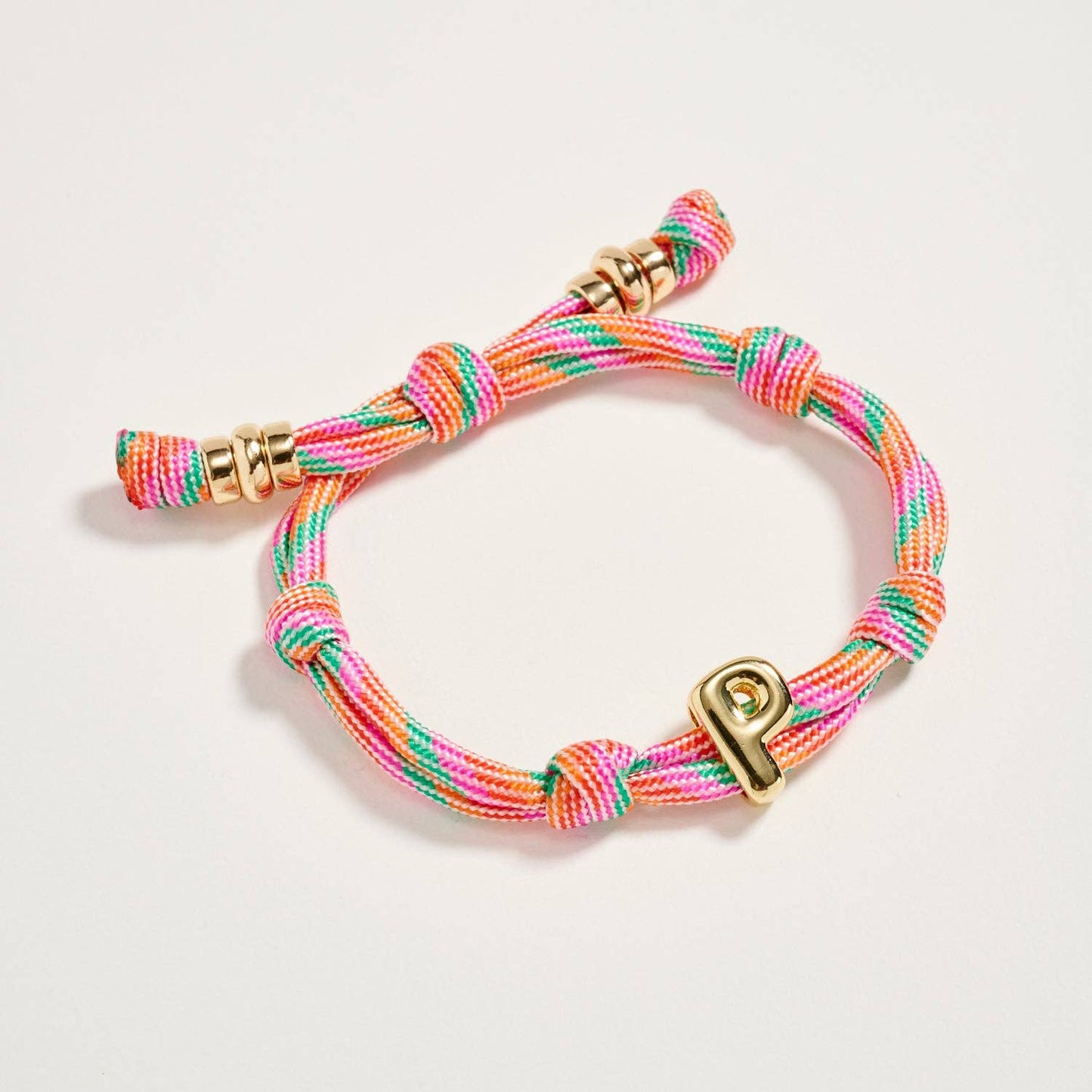 lucky letter bracelet