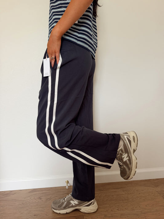 navy drift track pants