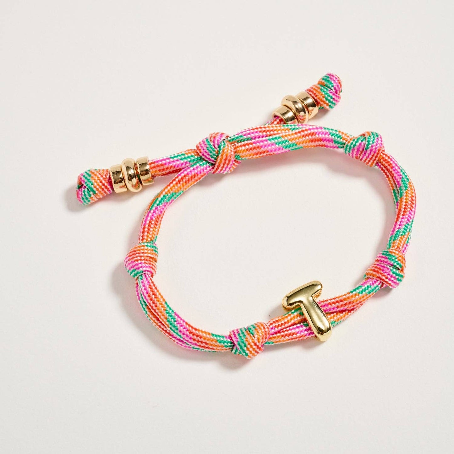 lucky letter bracelet