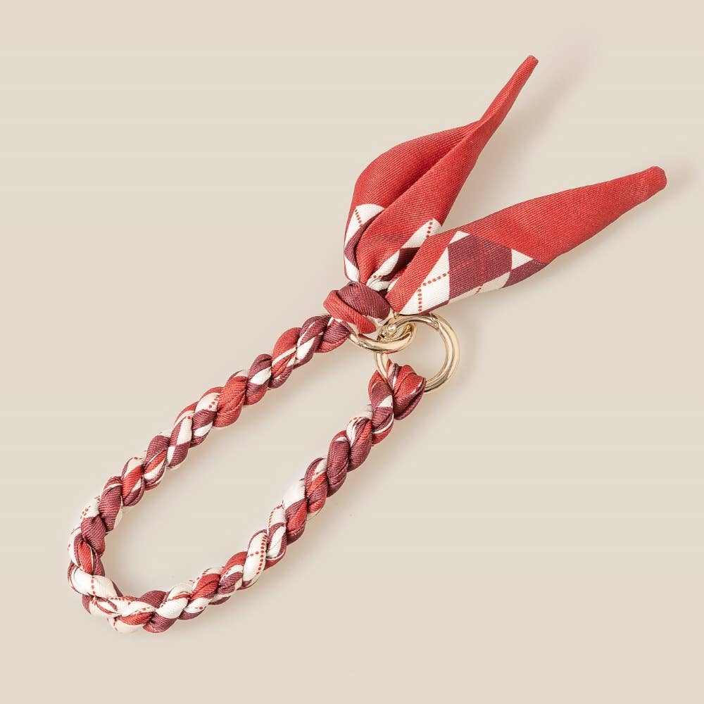 Braided Bandana Bag Charm