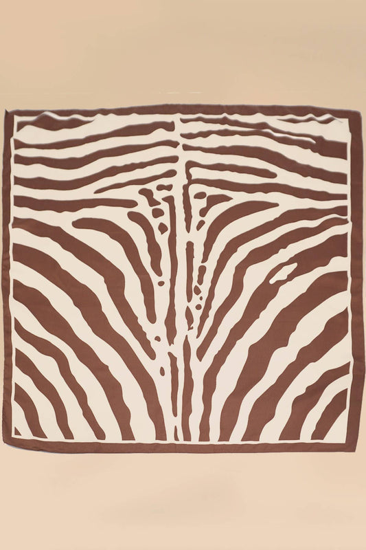 vintage zebra scarf