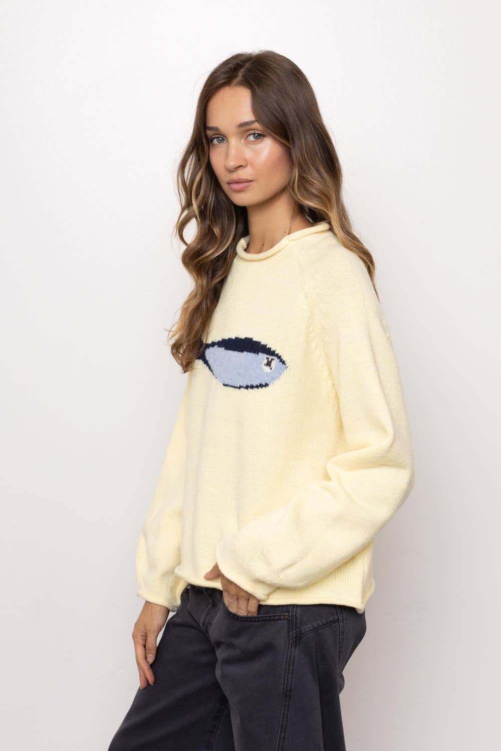 butter sardine sweater