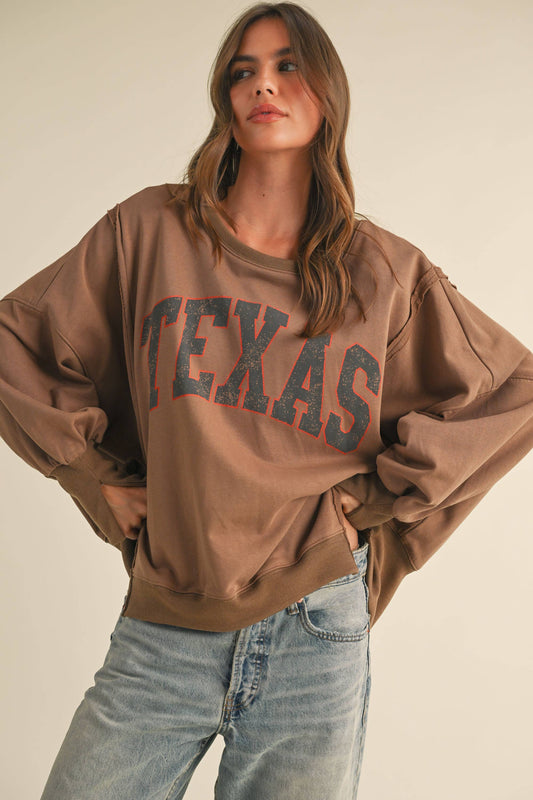 texas graphic crewneck