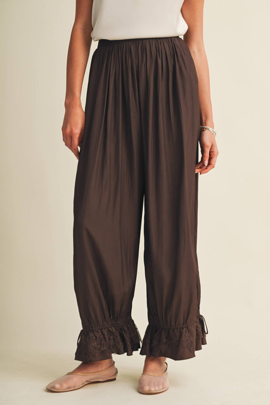 chocolate emmy trousers
