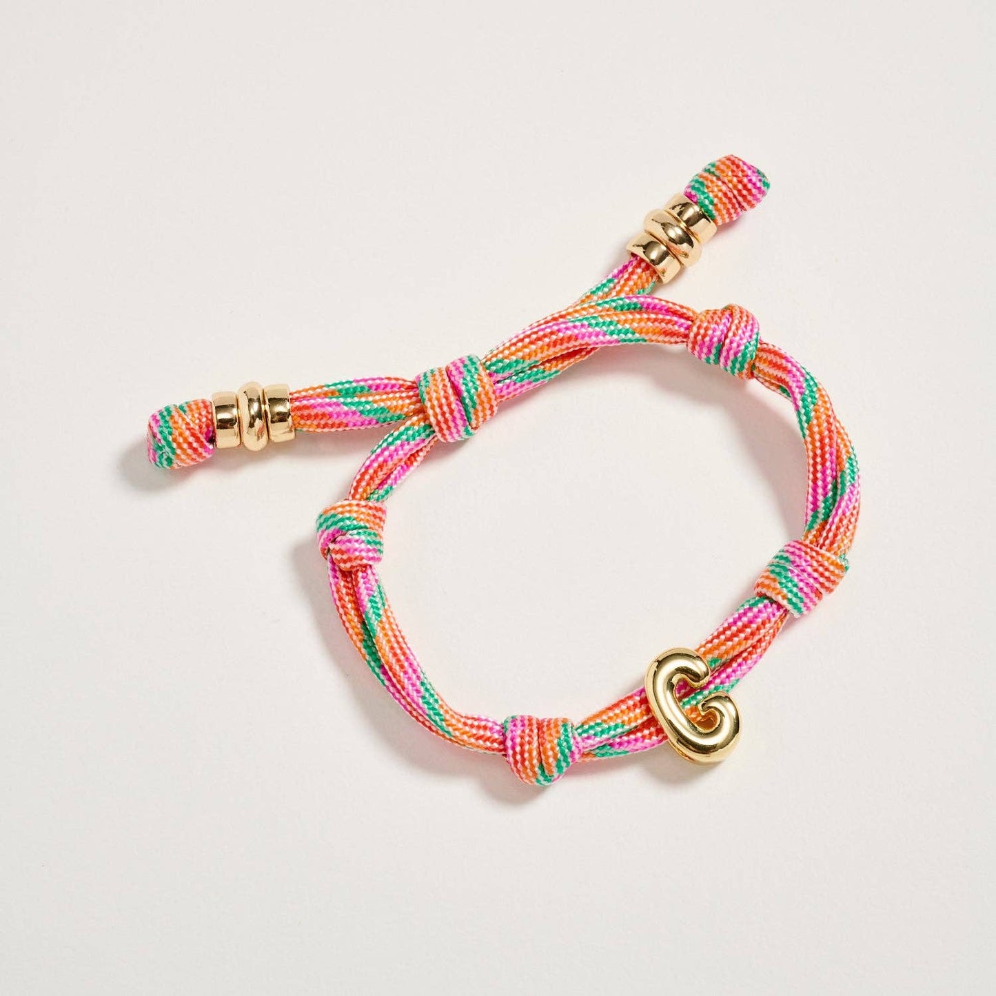 lucky letter bracelet
