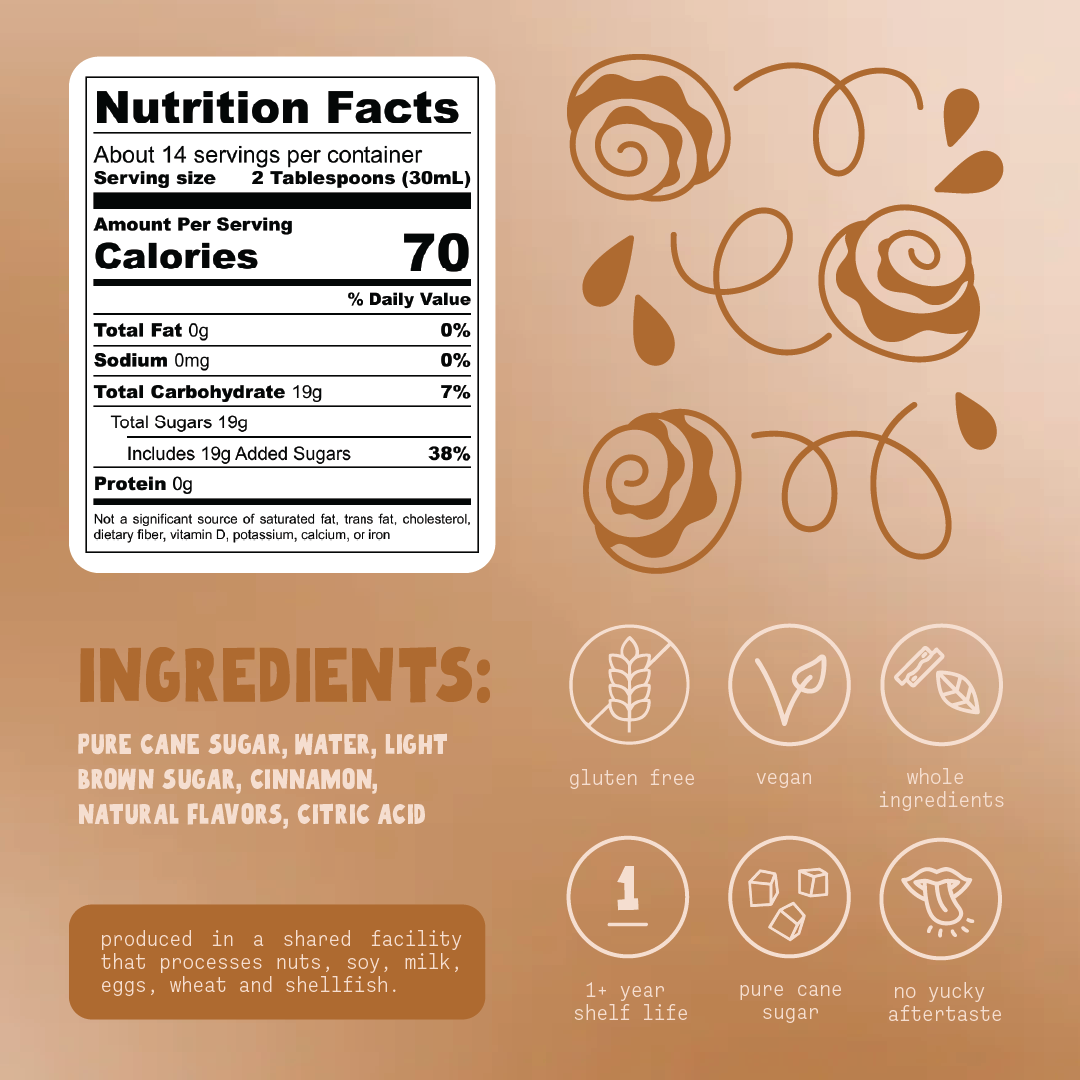 cinnamon bun simple syrup