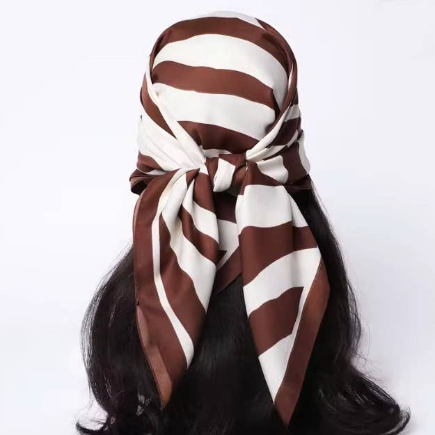 vintage zebra scarf