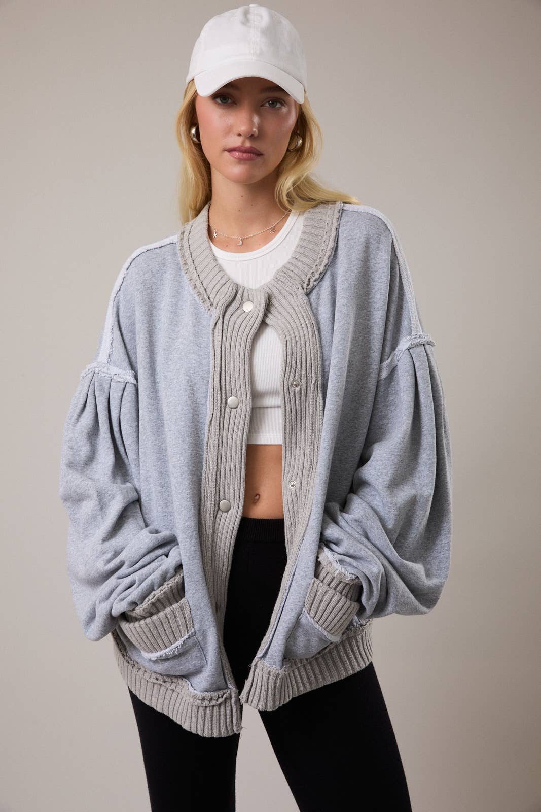chunky sky cardigan