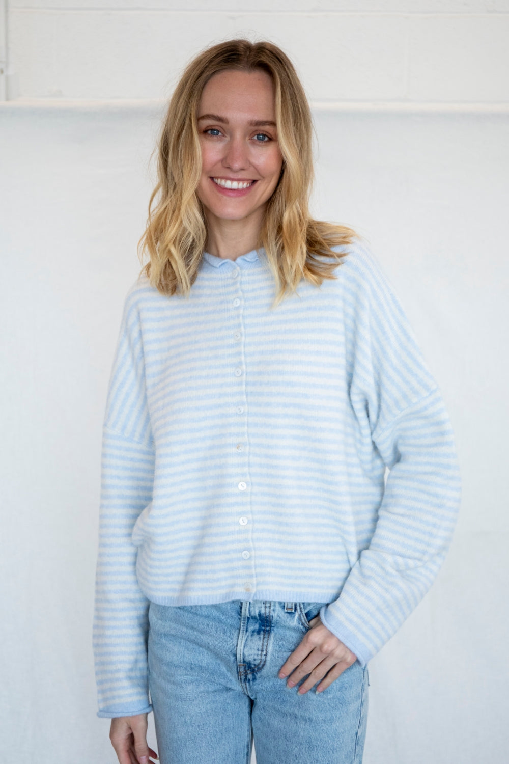 blue piper cardigan