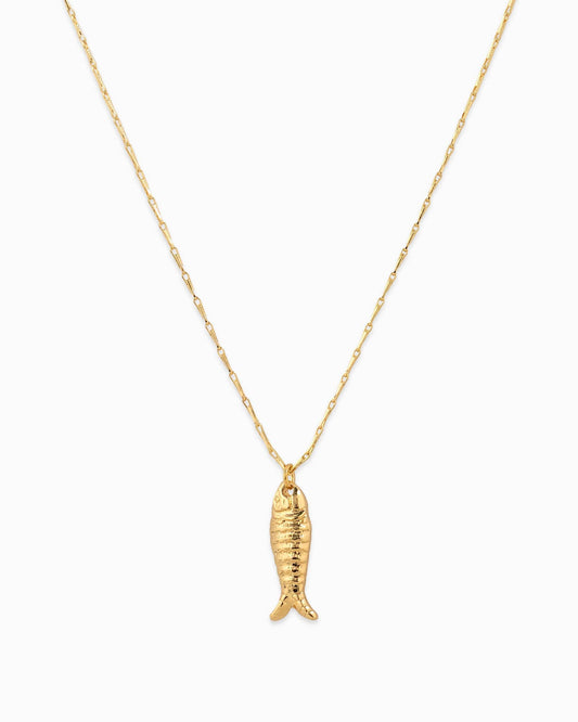 sea life gold necklace
