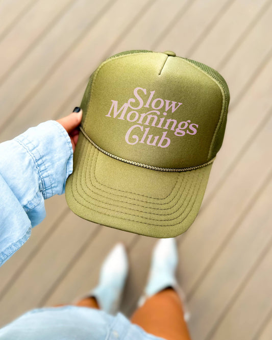 slow mornings trucker