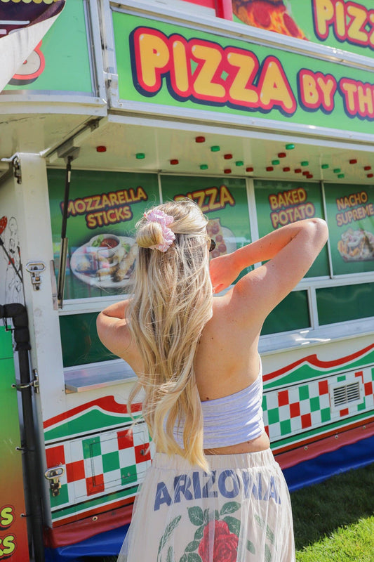 sweet heart scrunchie