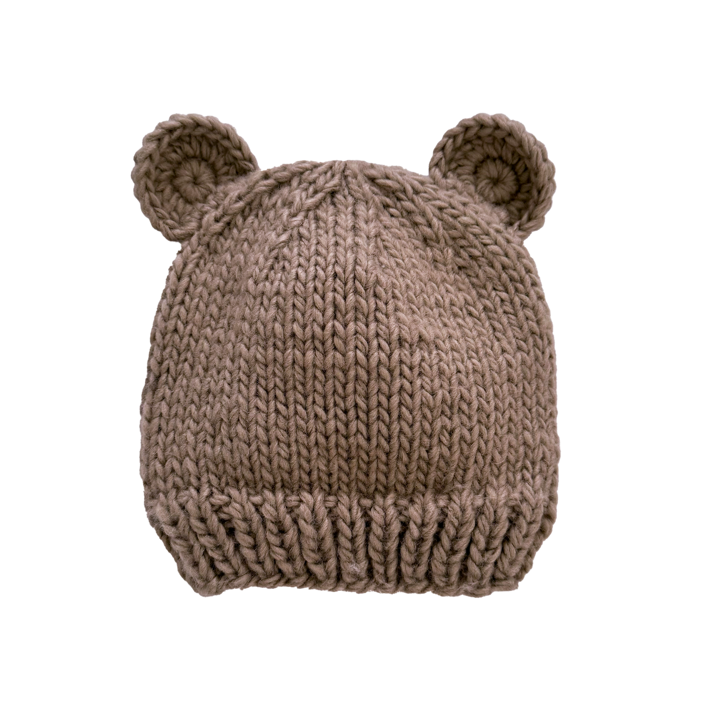 cozy bear baby hat