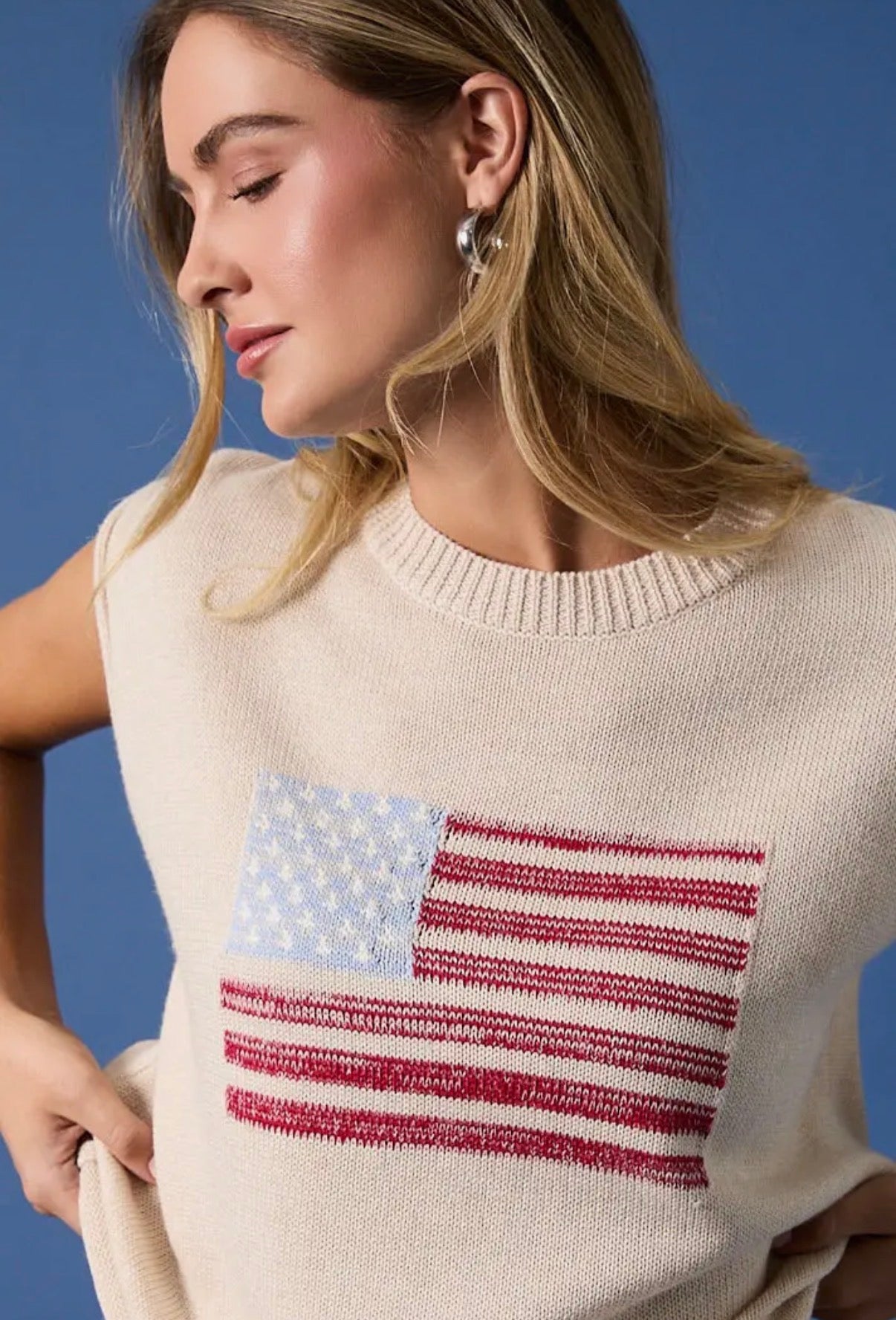 americana knit vest