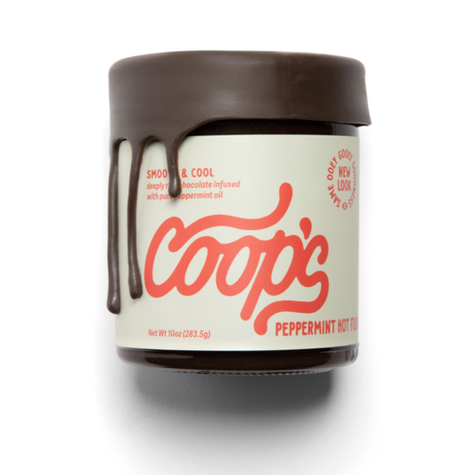 coop's peppermint hot fudge