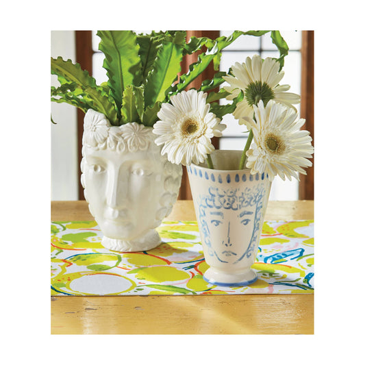 Narcissus Painted Vase