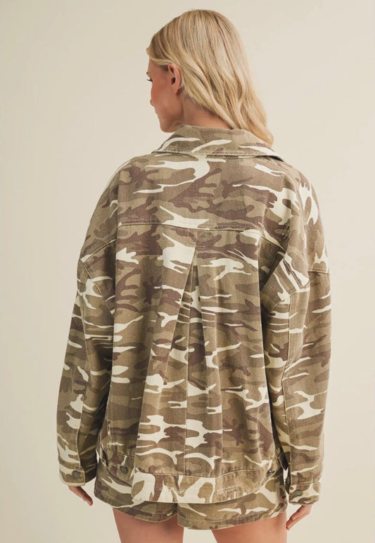 camo denim jacket