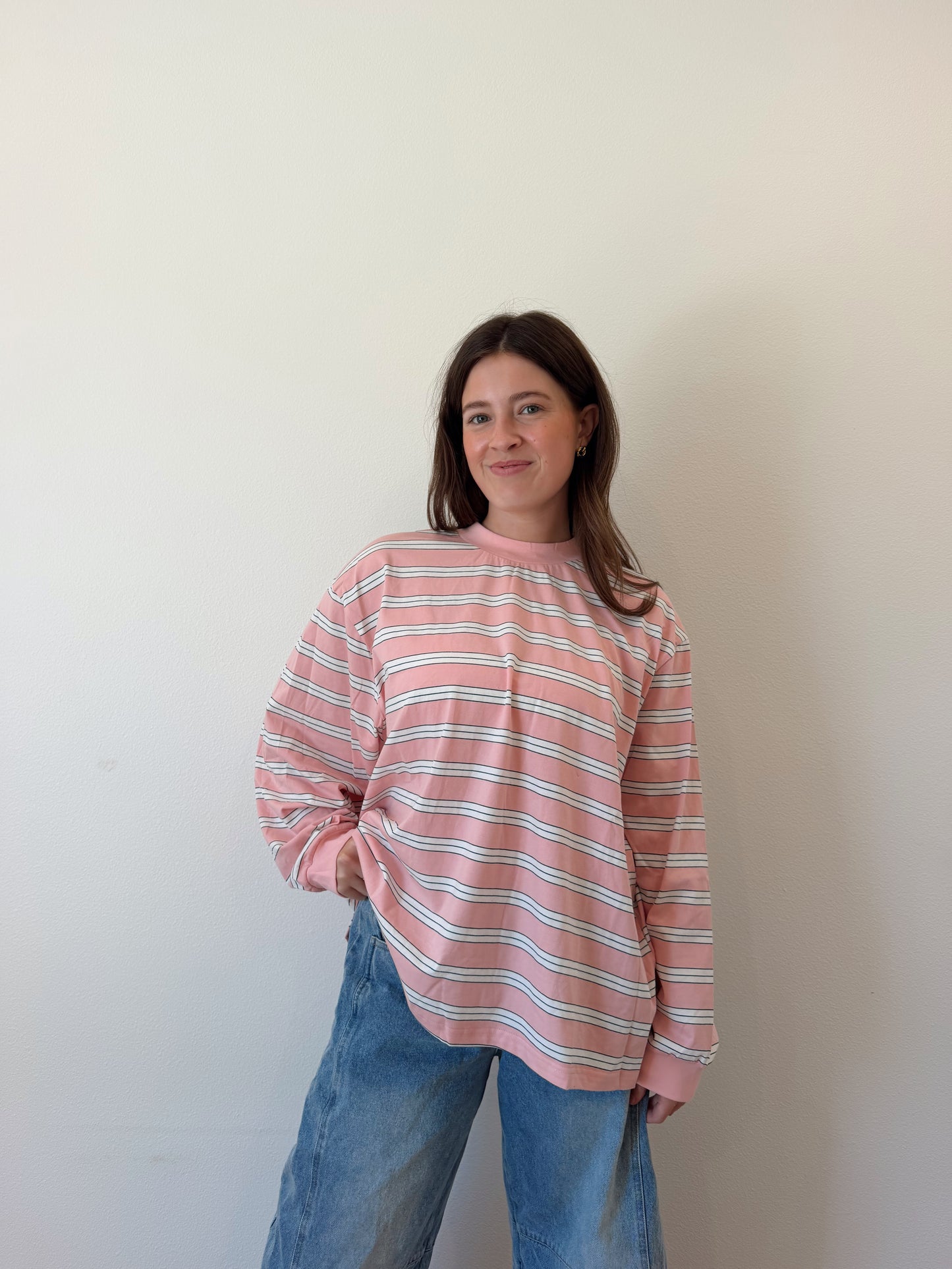 frankie top- baby pink