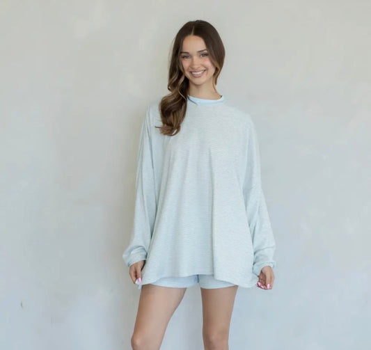 blue kennedy top